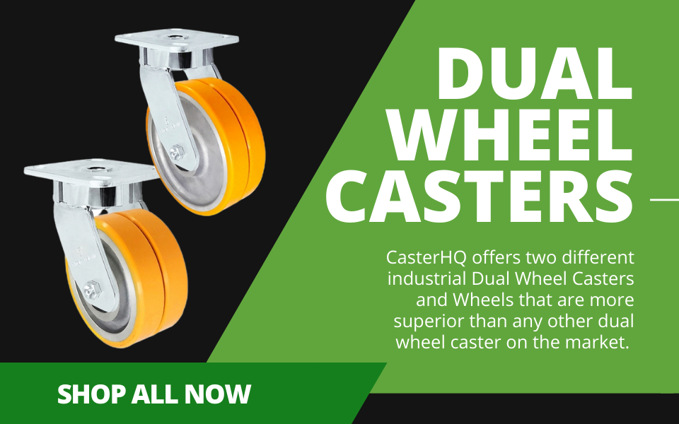 Highest Quality Dual Wheel and Spring Loaded Casters Available Caster
